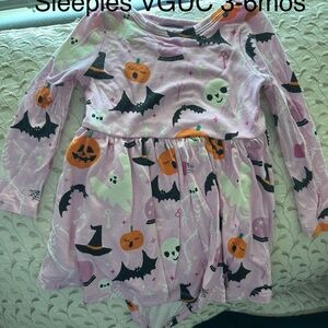 Little Sleepies long sleeve bodysuit twirl Halloween